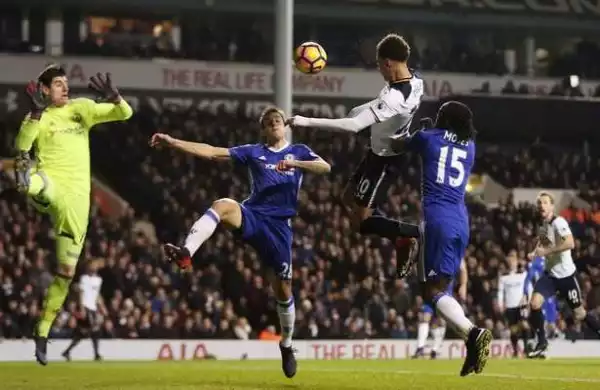 Premier League: Alli scores twice as Spurs end Chelsea’s 13-game winning run